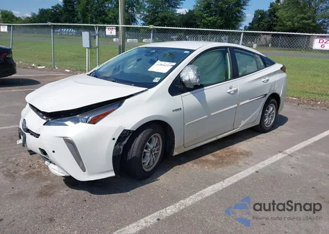 2019 Toyota Prius Xle из США, поврежденный, VIN JTDL9RFUXK3005970